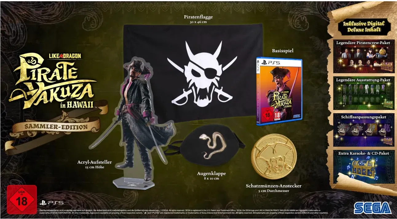 Like a Dragon: Pirate Yakuza in Hawaii Collector’s Edition (PS5) für 43,84 € inkl. Prime-Versand (statt 111,32 €)