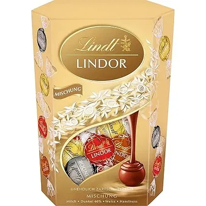 Lindt Schokolade LINDOR Cornet Mischung (500g / 38 Kugeln) ab 15,19 € inkl. Prime-Versand (statt 25,84 €)