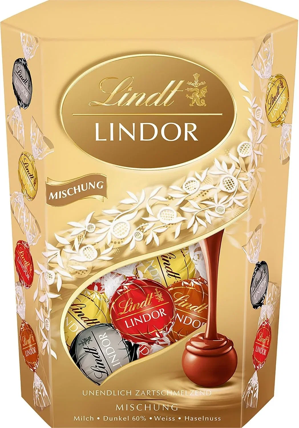 Lindt Schokolade LINDOR Cornet Mischung (500g / 38 Kugeln)
