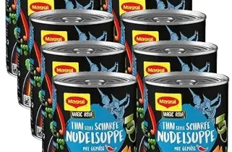 MAGGI Magic Asia Thai Style scharfe Nudelsuppe vegetarisch (10x400g) ab 18,69 € inkl. Prime-Versand (statt 24,90 €)