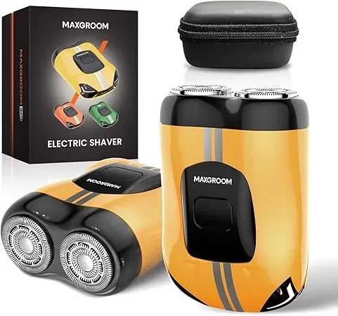 MAXGROOM Bart Rasierer Herren Elektrisch IPX7 Mini (2 Farben) für 19,82 € inkl. Prime-Versand (statt 31,98 €)