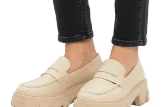 Schnäppchen, Deals und Rabattcodes des Tages - Modische Damen Loafer Schuhe mit Chunky Sohle