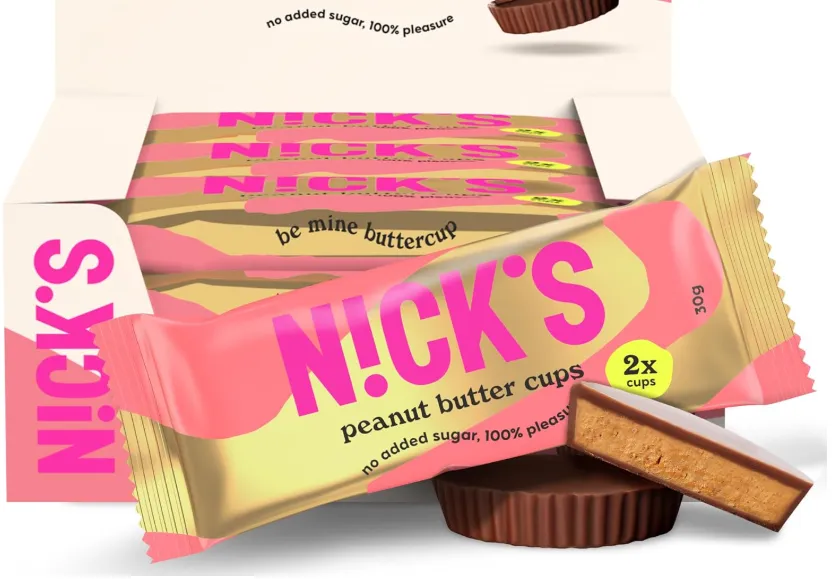 NICKS Peanut Butter Cups Low Carb Erdnussbutter-Pralinen (12x30g) ab 12,84 € inkl. Prime-Versand (statt 19,00 €)
