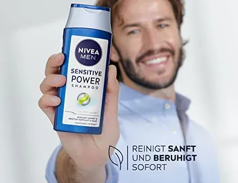 NIVEA MEN Sensitive Power Shampooo mit Hanfsamen-Extrakt (250ml) ab 1,35 € inkl. Prime-Versand (statt 2,95 €)