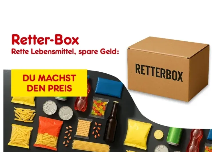 Netto Lebensmittel Retter Box für 15 €