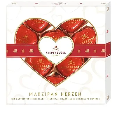 Niederegger Marzipan Pralinen Herzen mit Zartbitter (125g) ab 3,91 € inkl. Prime-Versand