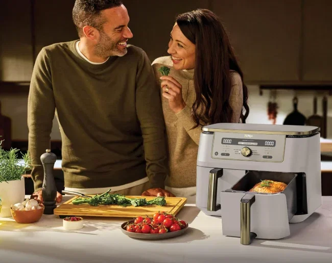 Ninja Dual Zone Digital Air Fryer 2 Schubladen 6-in-1 Heißluftfritteuse (9.5l)