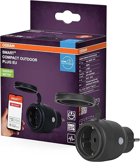 OSRAM SMART+ ZIGBEE Outdoor-EU-Steckdose Außensteckdose mit Energieverbrauchskontrolle für 13,37 € inkl. Prime-Versand (statt 18,00 €)