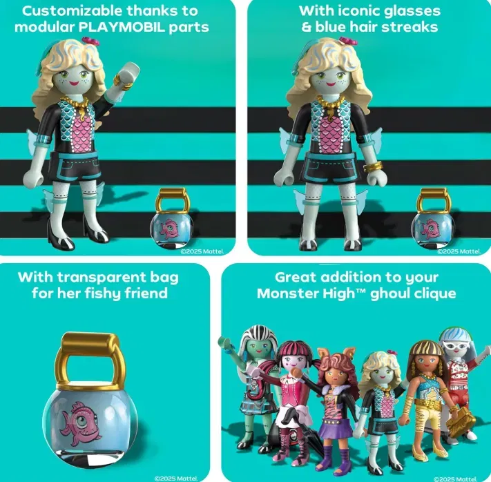 Schnäppchen, Deals Und Rabattcodes Des Tages - Playmobil Monster High Lagoona Blue Spielfiguren Set Für Kreative Halloween-Abenteuer Unterwasser-Monsterträume