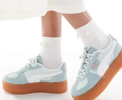 Schnäppchen, Deals Und Rabattcodes Des Tages - Puma Palermo Eleveta Sneaker In Hellblau