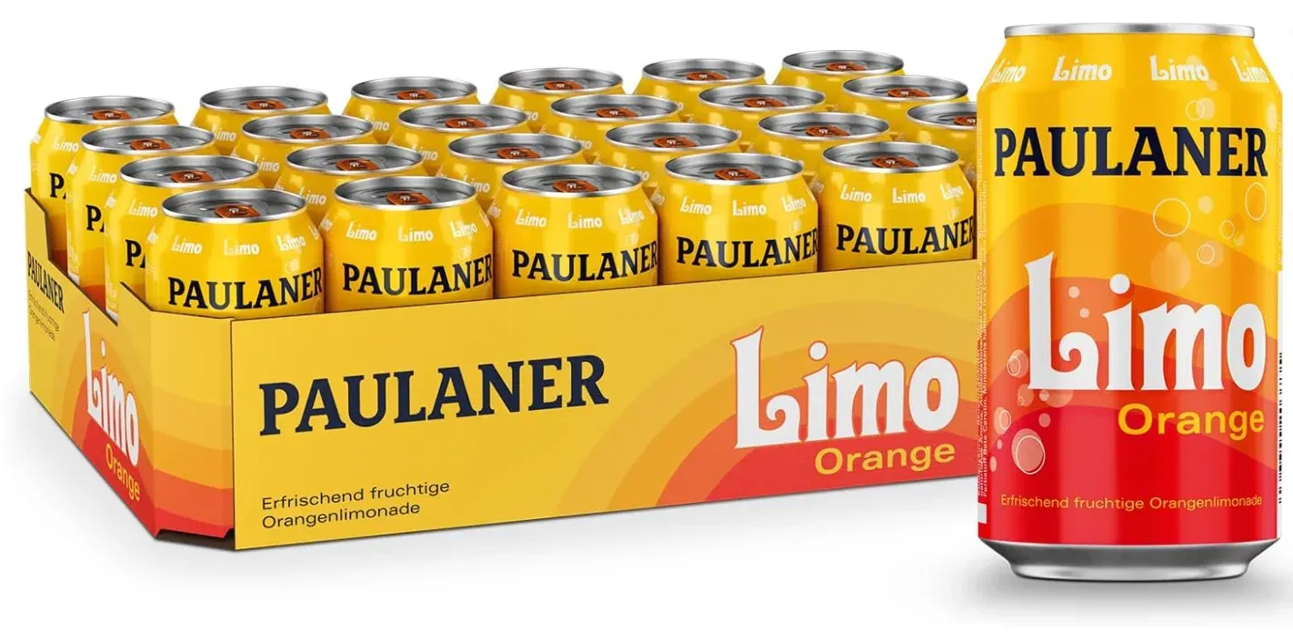 Paulaner Limo Orange (24x330ml) ab 14,90 € inkl. Prime-Versand zzgl. Pfand (statt 21,36 €)