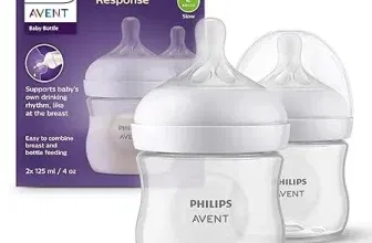 Philips AVENT Babyflaschen Natural Response SCY900/02 (125ml – 2x Babyflaschen für Neugeborene ab 0 Monaten) für 8,95 € inkl. Prime-Versand (statt 17,74 €)