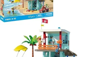 Schnäppchen, Deals und Rabattcodes des Tages: Playmobil My Life Vacation on The Beach Rettungsturm mit Beach Buggy 71903
