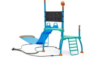 Schnäppchen, Deals und Rabattcodes des Tages: Plum Water Park Shower Tower Outdoor Spielcenter Kinder 4 Wasserspiel Extras