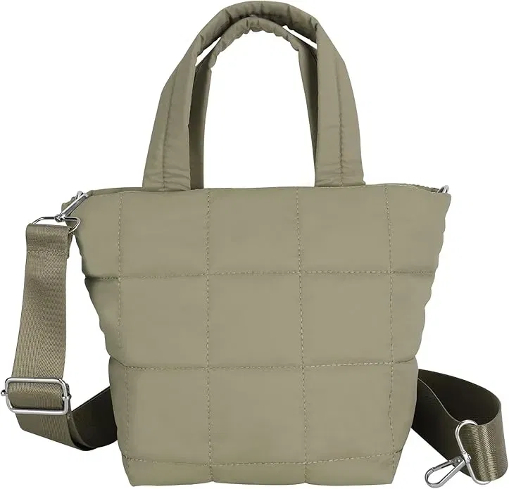 Puffer Tasche Damen Mini Tote Bag (2 Farben) für 5,99 € inkl. Prime-Versand (statt 10,99 €)