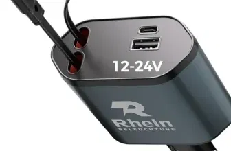 Rhein-B® 4 in 1 Zigarettenanzünder Type-C QC 20W für 4,99 € inkl. Prime-Versand (statt 99,00 €)