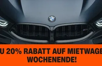 SIXT Wochenendaktion: Bis zu 20 % Rabatt auf Mietwagen in Deutschland