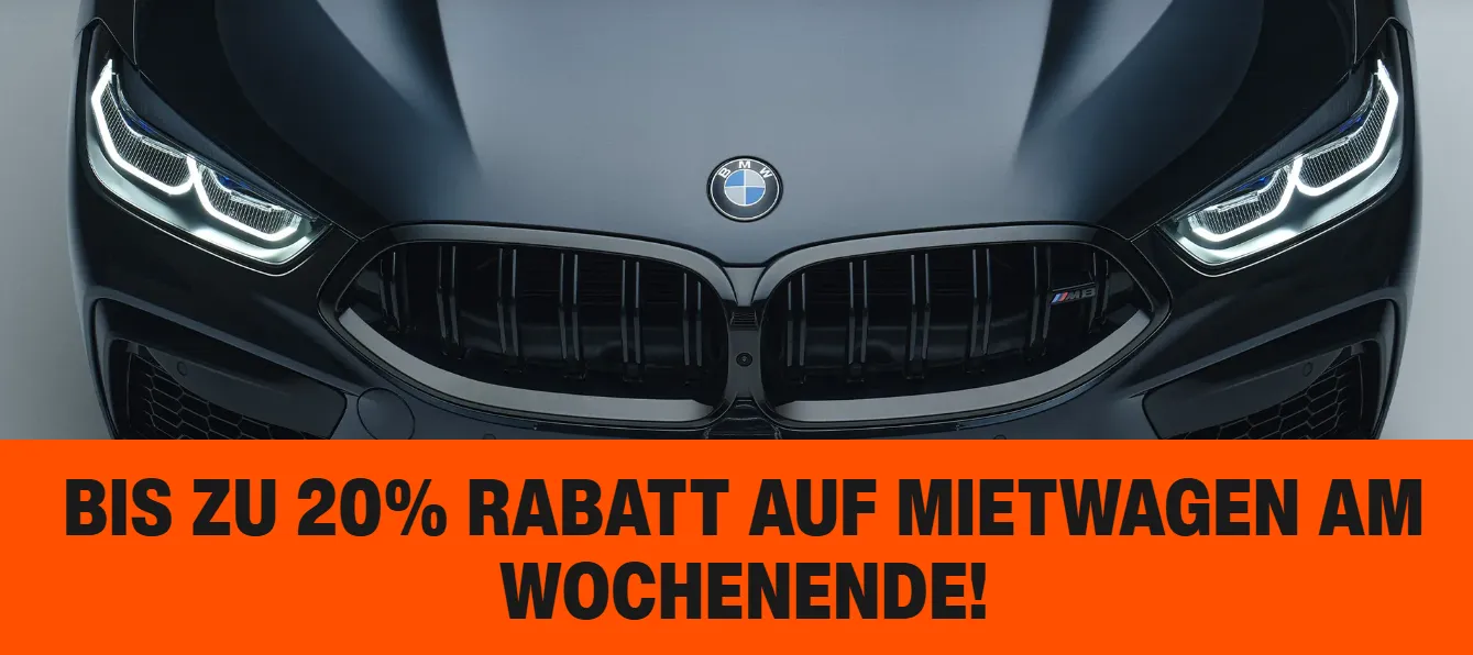 SIXT Wochenendaktion: Bis zu 20 % Rabatt auf Mietwagen in Deutschland