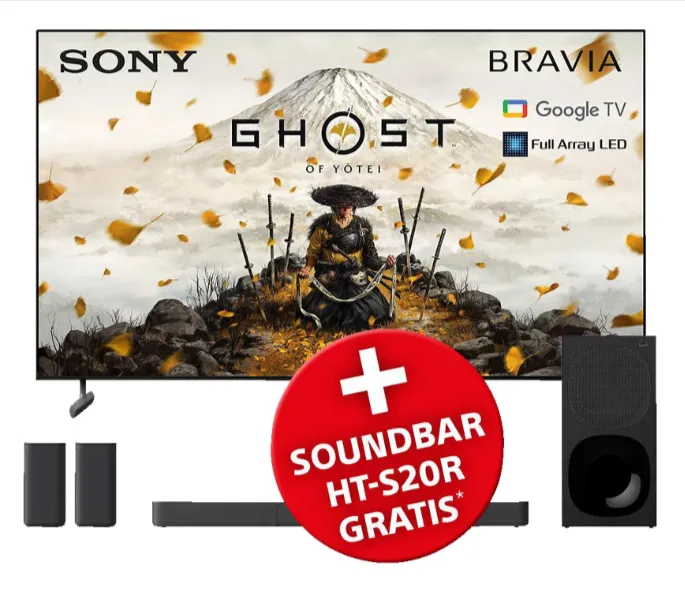 SONY BRAVIA KD-55X85L (55 Zoll) 4K TV + gratis Soundsystem Sony HT-S20R für 749€ (statt 936,99€)