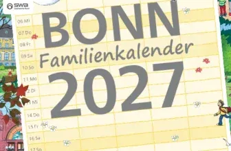 SWB Bonuswelt: Gratis SWB Familienkalender 2027 vorbestellen