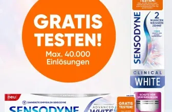Sensodyne White Gratis Testen - Zahnpasta mit Aufhellungseffekt