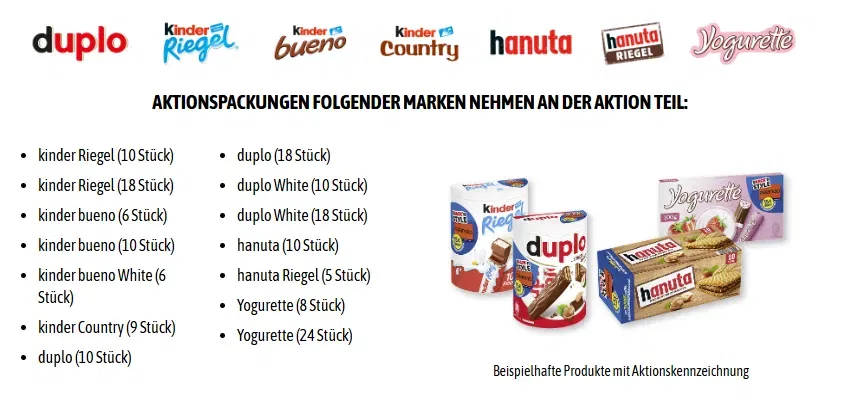 Bis zu 3 Zalando-Gutscheine mit Ferrero Aktionspackungen erhalte