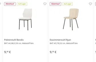 Schnäppchen, Deals und Rabattcodes des Tages - Stühle aus Holz o. Metall bei Höffner kaufen