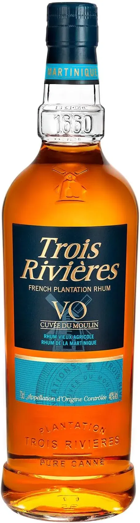 Trois Rivieres Vieux Cuvée du Moulin Rum (40 % Vol., 700ml) für 29,27 € inkl. Prime-Versand