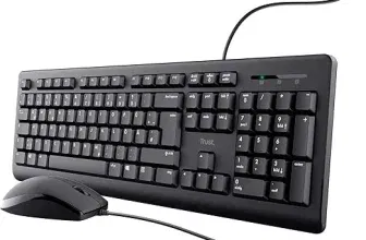 Trust Taro Kabelgebundenes Tastatur und Maus Set (Deutsches QWERTZ) für 13,99 € inkl. Prime-Versand (statt 19,00 €)