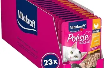 Vitakraft Poésie Délice Nassfutter Katze Katzennassfutter in Sauce mit Huhn (23x85g) ab 9,01 € inkl. Prime-Versand (statt 15,00 €)