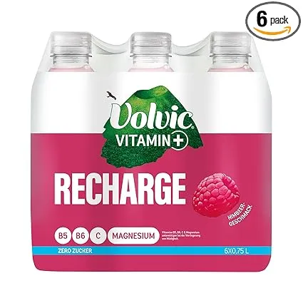 Volvic Vitamin+ Recharge Himbeere (6x750ml) ab 5,67 € inkl. Prime-Versand zzgl. Pfand (statt 11,94 €)