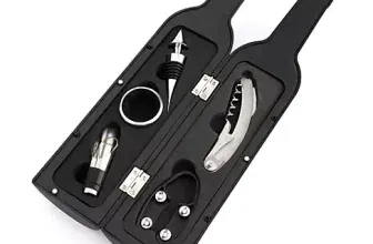 Schnäppchen, Deals und Rabattcodes des Tages: Wein-Accessoires-Set mit Aufbewahrungsbox in Flaschenform