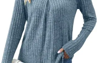 Schnäppchen, Deals und Rabattcodes des Tages - Yageshark Pullover Damen Langarm V-Ausschnitt Elegant Strickpullover Oberteil für Herbst/Winter