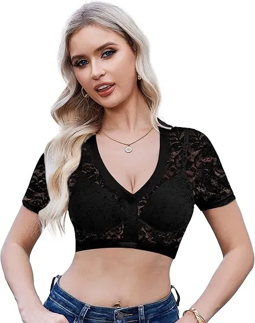 ZEAGOO Damen Dirndl Bluse (2 Farben, Gr. XS bis 3XL) für 4,66 € inkl. Prime-Versand (statt 8,49 €)