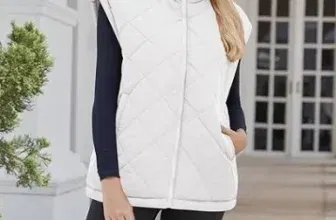 ZEAGOO Weste Damen Kurz Ärmellos Steppweste (7 Farben, Gr. S bis XXL) für 19,59 € inkl. Prime-Versand (statt 27,99 €)