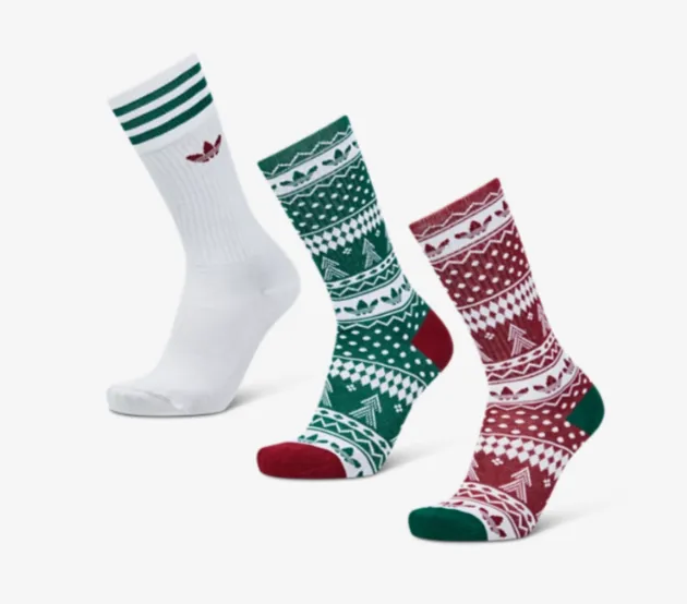 adidas 3 Pack Crew Unisex Socken für 5€ inkl. Versand (statt 10€) – FLX!