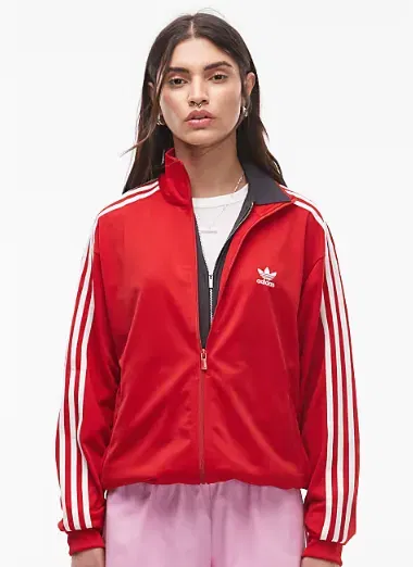 adidas Originals Firebird – Trainingsjacke in Rot für 35,06 € inkl. Versand (statt 63,00 €)