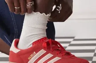 Adidas Gazelle Indoor Sneaker in Rot: Kult-Silhouette für 52,98€ inkl. Versand