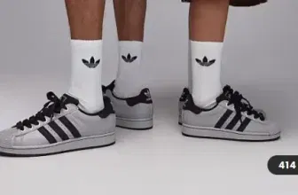 Adidas Originals – Superstar Ii – Sneaker aus Grauem und Schwarzem Denim (Gr. 36 bis 41) für 58,50 € inkl. Versand (statt 83,99 €)