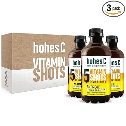 Fehler? 🚨 hohes C Vitamin Shots Energie (3x330ml) für 3,15 € inkl. Prime-Versand zzgl. Pfand (statt 8,07 €)