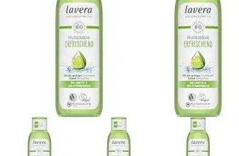 lavera Pflegedusche Erfrischend – Bio-Limette & Bio-Zitronengras (5x250ml) ab 9,50 € inkl. Prime-Versand (statt 19,75 €)