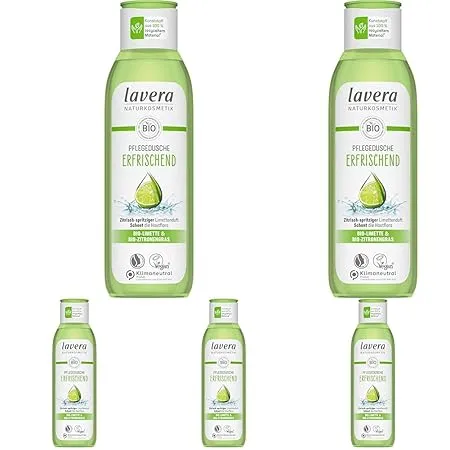 lavera Pflegedusche Erfrischend – Bio-Limette & Bio-Zitronengras (5x250ml) ab 9,50 € inkl. Prime-Versand (statt 19,75 €)