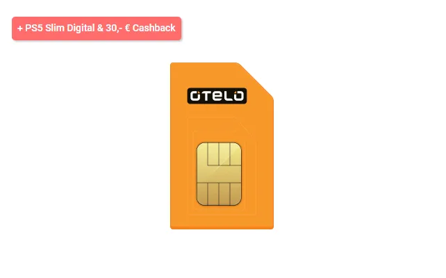 Sony PlayStation 5 Slim für 0€ mit otelo Allnet-Flat 50GB für effektiv 2,20€/Monat