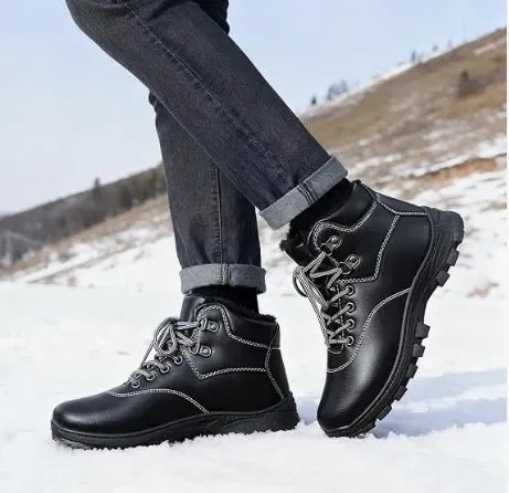 ricema Winterschuhe Herren Damen Winterstiefel Warm Gefuettert Schneestiefel Leicht Wasserdicht Schnäppchen, Deals Und Rabattcodes Des Tages - Winterstiefel Herren Damen Wasserdicht