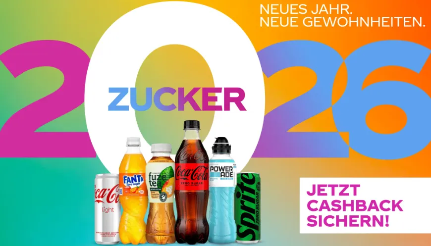 Gratis Testen: Zuckerfrei Probierwochen auf Coca-Cola, Fanta, Sprite, Mezzo Mix, Fuze Tea, Powerade u.w. (bis zu 2 Sorten möglich)