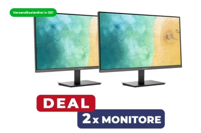 2 Stück | Koorui E2411F FHD Office-Monitor 60,5 cm 23,8 Zoll für 99,90 € inkl. Versand (statt 168,00 €)