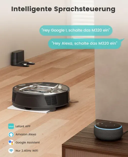 Schnäppchen, Deals Und Rabattcodes Des Tages - Lefant M320 Saugroboter Mit Wischfunktion
