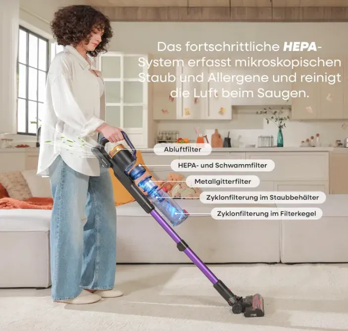 Schnäppchen, Deals Und Rabattcodes Des Tages - Akku Staubsauger Mit 48000Pa Leistung