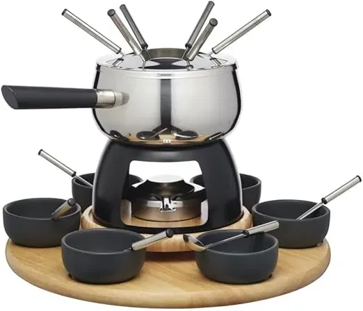 Artesà Fondue-Set mit Lazy Susan Drehteller 22-teilig für 53,00 € inkl. Prime-Versand