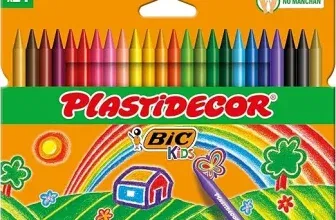 Schnäppchen, Deals und Rabattcodes des Tages: Bic Plastidecor farbige Wachsmalstifte Klassisch 24 Stück